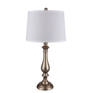 Fangio Lighting 31.5 in. Antique Gold Metal Table Lamp 1433AG