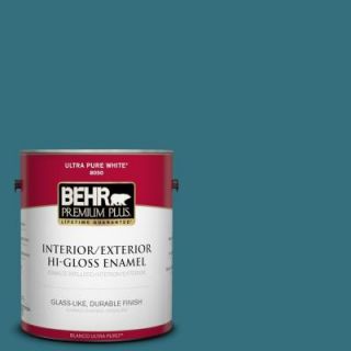 BEHR Premium Plus 1 gal. #530D 7 Grand Rapids Hi Gloss Enamel Interior/Exterior Paint 830001
