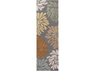 Surya Rug CNT1091 268 Runner Green Hand Tufted Rug 2 ft. 6 in. x 8 ft.