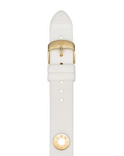 MICHELE Seasonal Strap Collection White, 18mm