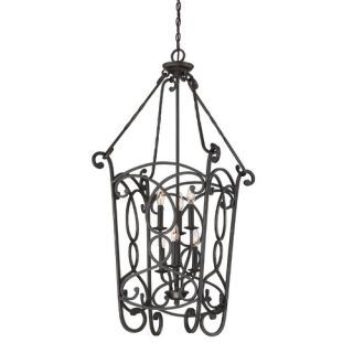 Estate 6 Light Candle Chandelier by Quoizel