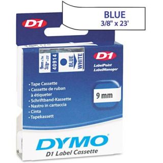 DYMO D1 Standard Tape Cartridge for Dymo Label Makers, Blue on White