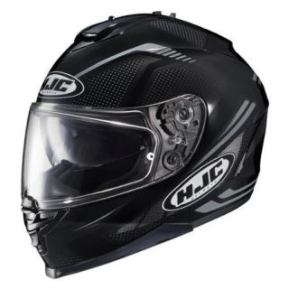 HJC IS 17 Spark Motorcycle Helmet Black/Gray LG