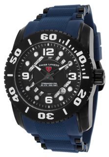 Commander Pro Blue Silicone Black Dial and Case