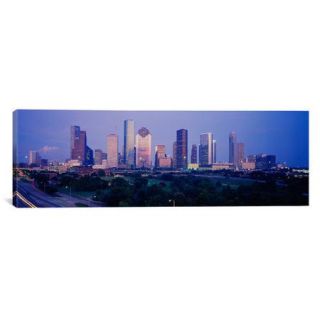 iCanvas Panoramic Buildings in a City, Houston, Texas Photographic Print on Canvas