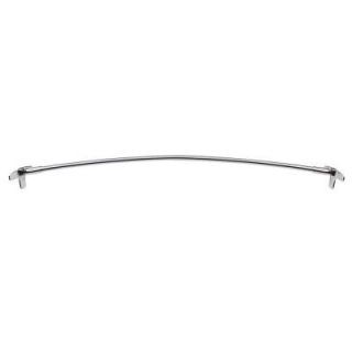 Creative Escape Curved Tension Shower Rod in Brushed Nickel CTR05BN