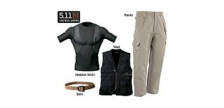 5.11 Tactical Vest, Pants, Belts and Holster