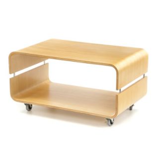 Adesso Contour Rolling Coffee Table