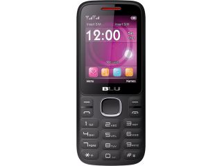 Blu Zoey 2.4 T178 32MB, 24MB RAM Black/Red Unlocked GSM Dual SIM Cell Phone 2.4"