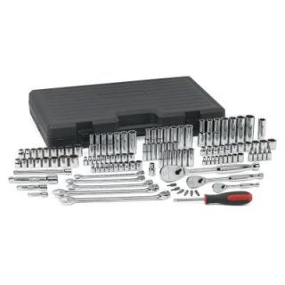 GearWrench 1/4, 3/8 and 1/2 in. SAE/Metric Socket Set (118 Piece) 83001