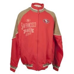 San Francisco 49ers Full Zip Cotton Track Jacket  
