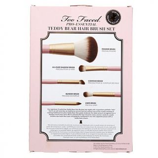 Too Faced Pro Essential Teddy Bear Hair Brush Set   7367111