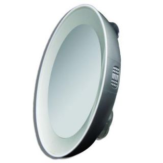 Zadro 15X LED Lighted Next Generation Spot Mirror in Silver LED15X