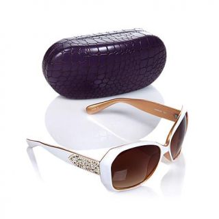 Carol Brodie Accessorize Your Life Squared Sunglasses with "Evil Eye" Design   7703680