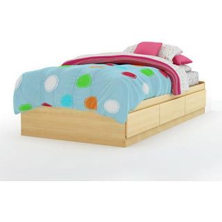 South Shore Popular Mates Twin Bed, Natural Maple