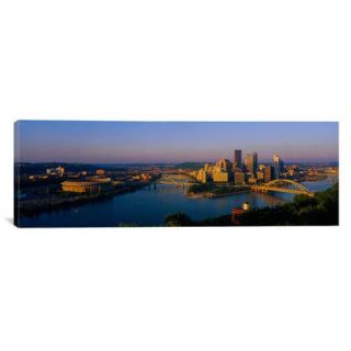 iCanvas Panoramic Three Rivers Stadium Pittsburgh, Pennsylvania Photographic Print on Canvas