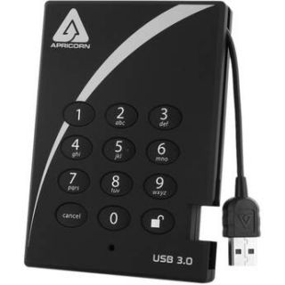 Apricorn 256GB Aegis Padlock Encrypted USB 3.0 A25 3PL256 S256