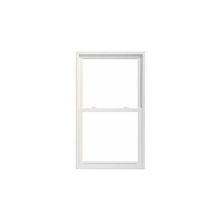 United Series 4800 4800 Series Vinyl Double Pane Single Strength Replacement Double Hung Window (Rough Opening 24 in x 38 in Actual 23.75 in x 37.5 in)