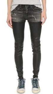 R13 Alison Mid Rise Chap Jeans