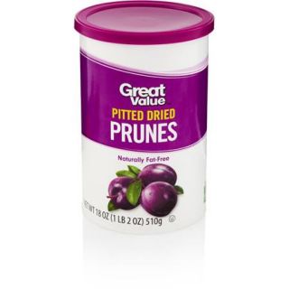 Great Value Pitted Prunes, 18 Oz