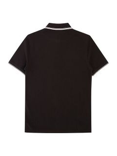 Hugo Boss Boys Short Sleeved Polo Shirt Black