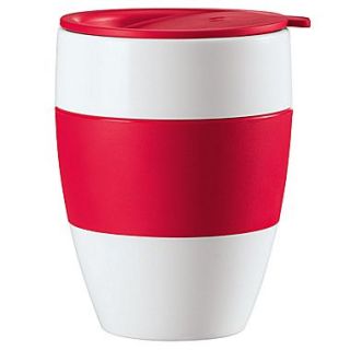 Koziol Aroma To Go Insulated Cup with Lid, Raspberry Red (3569583)