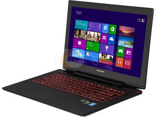 Refurbished Lenovo Y50 TOUCH 15.6" Touchscreen UHD 4K IPS Gaming Notebook with Quad Core i7 4700HQ 2.40GHz (3.40GHz Turbo), 16GB DDR3L Memory, 256GB SSD, GeForce GTX 860M 2GB, JBL Speakers, Windows 8.1 64 Bit