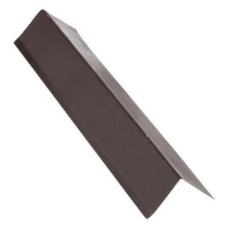 Construction Metals 2 in. x 2 in. x 10 ft. Brown Galvanized  Steel L Flashing LF22BRW