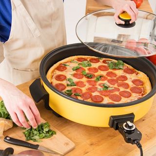 DASH 14" Extra Large TruGlide Nonstick Rapid Skillet with Skillet Bag and Recip   7929416