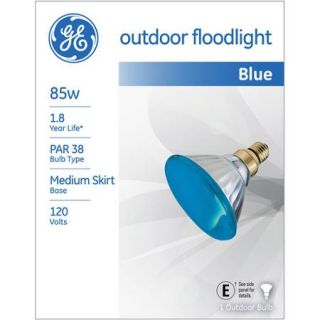 GE outdoor floodlight 85 watt blue PAR38 1 pack
