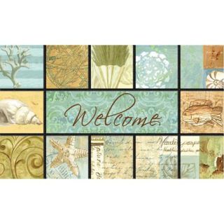 Masterpiece Seashell Collage Doormat