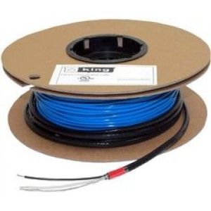 King Electric FC121080 3T Radiant Floor Heating Cable, 120V In Floor w/Strapping & Thermostat   360 Ft.