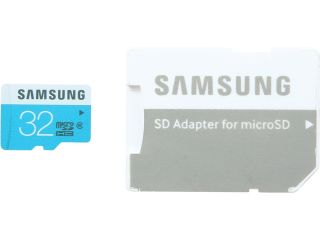 SAMSUNG 16GB microSDHC Flash Card With Adapter Model MB MS16DA/AM