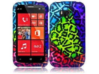 HRW for Nokia Lumia 822(Verizon) Rubberized Design Cover   Elegant Swirl