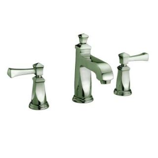 Yosemite Home Decor 8 in. Widespread 2 Handle Deck Mount Bathroom Faucet in Brushed Nickel YP2213 BN