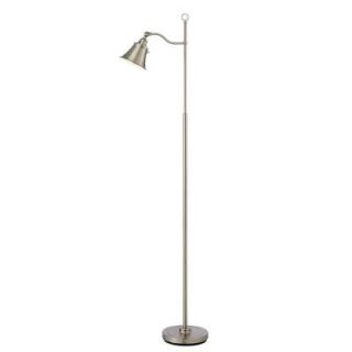 Adesso Alexander 60 in. H Satin Nickel LED Floor Lamp DISCONTINUED 5084 22