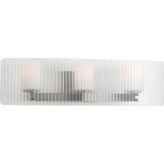 Progress Lighting Coupe Collection 3 Light Brushed Nickel Bath Light P2031 09WB