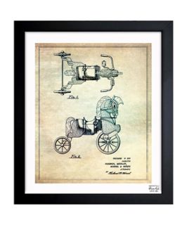 The Oliver Gal Artist Co. 'tricycle Horse Carriage, 1953' Framed Art (384293101)