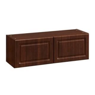 Heartland Cabinetry Ready to Assemble 36x12x12.5 in. Short Wall Cabinet with Double Doors in Cherry 8024405P