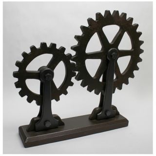 Design Toscano Meshed Gears Industrial Sculpture