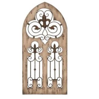 Home Decorators Collection 50 in. x 24 in. Eva Metal and Wood Wall Decor 1292200830
