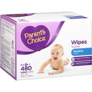 Parent's Choice Sensitive Wipes, 480 sheets