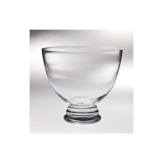 Classic clear Glass Footed Decorative Bowl