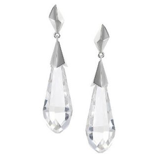 Tressa Collection Pear Cut Cubic Zirconia Cone Set Earrings   Clear