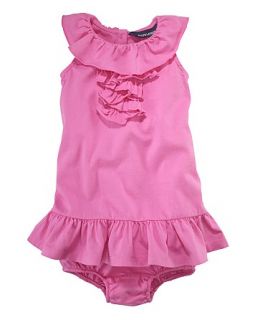 Ralph Lauren Childrenswear Infant Girls' Cascade Ruffle Dress   Sizes 9 24 Months