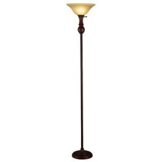 Hazelwood Home Torchiere Floor Lamp