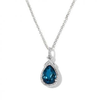 Colleen Lopez "Blue Heaven" 7.06ct London Blue and White Topaz Sterling Silver    7742800
