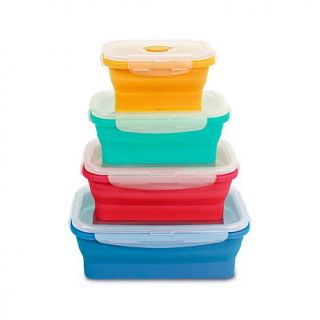 Kelsey Nixon Essentials 8 piece Collapsible Storage Set with Recipes   7709560
