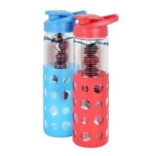 Modern Home Fruit Infused Glass Water Bottle Set DISCONTINUED FGW 234