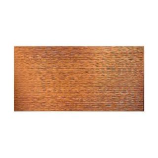 Fasade Ripple Horizontal 96 in. x 48 in. Decorative Wall Panel in Antique Bronze S84 31